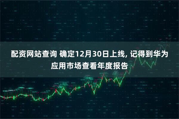 配资网站查询 确定12月30日上线, 记得到华为应用市场查看年度报告